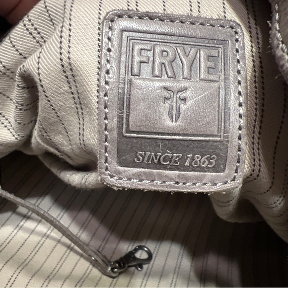 Frye Melissa grey Leather Distressed Shoulder bag - Picture 5 of 14